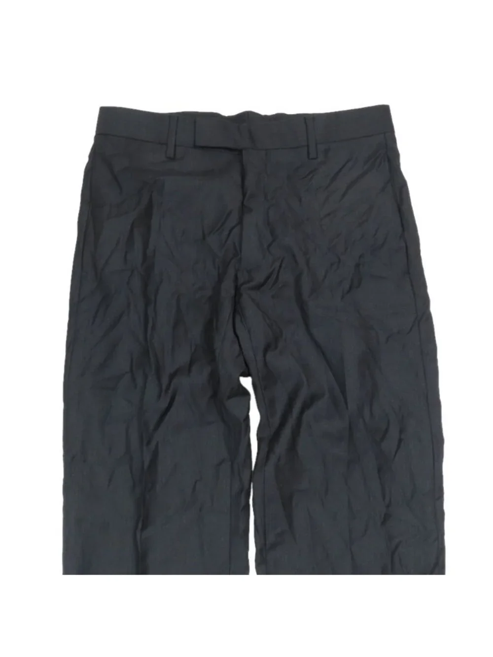 Dior Trousers Tapered Pants Single Pleated Wool 44c Black